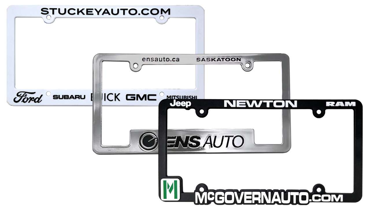 thumbnail image 2 of Roush Mustang Stainless Steel License Plate Frame – Black – Glowing (Unbranded) 2 of 4