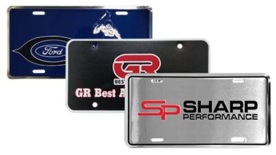 Custom Dealer License Plates Custom License Plates with logo, dealer license plate